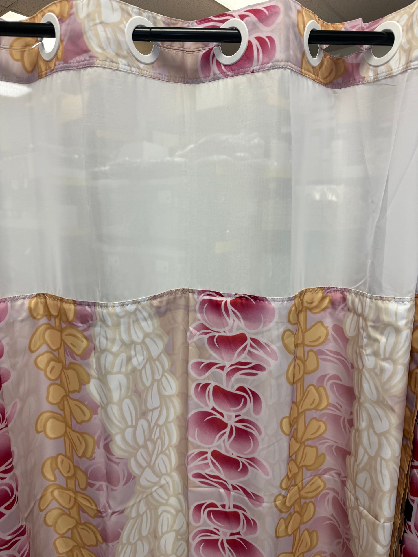 Tropical 2.0 Ringless Shower Curtain