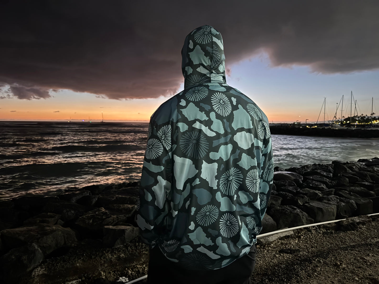 Island Camo Long Sleeve