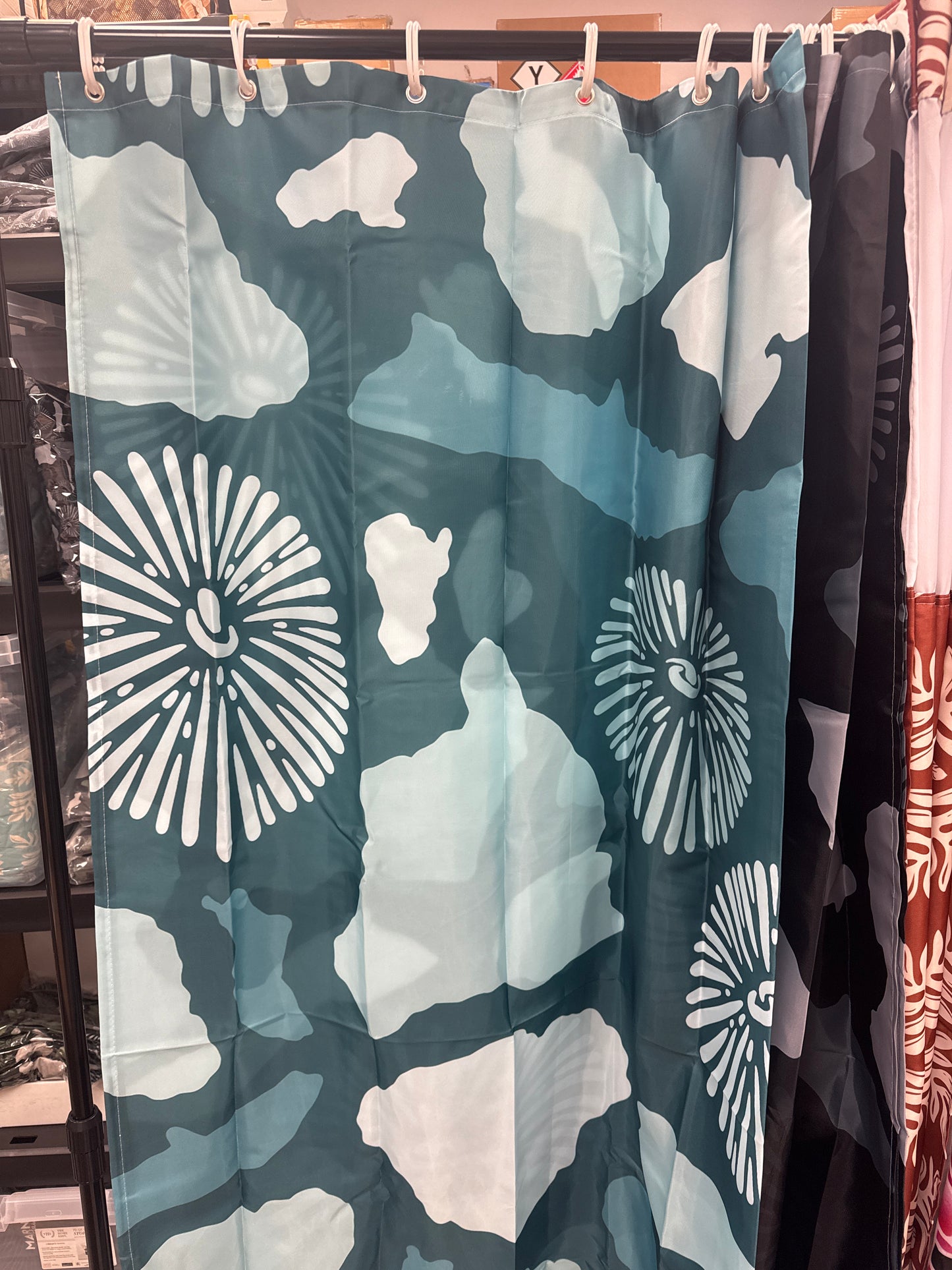 Island Camo Shower Curtains