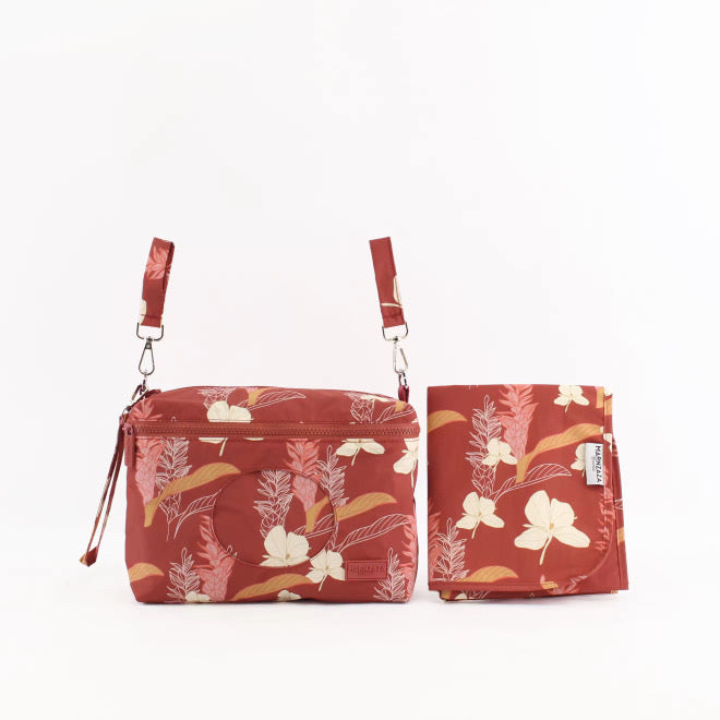 Red Double Ginger Toiletry Clutch