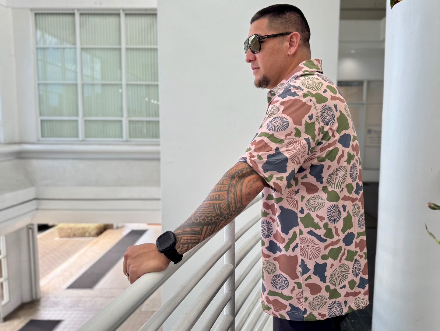 Island Camo Polo