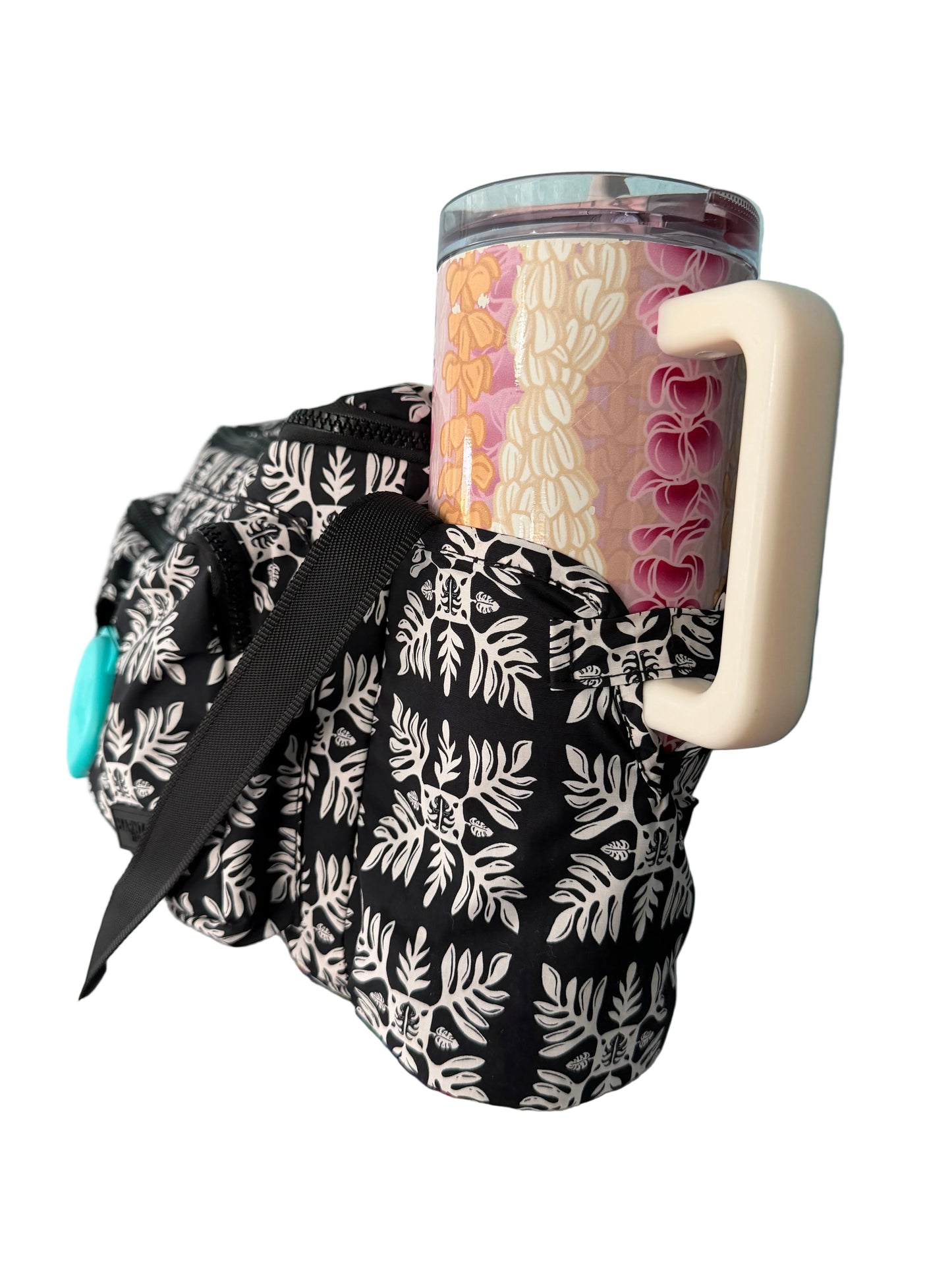 Black Quilt Stroller Caddy
