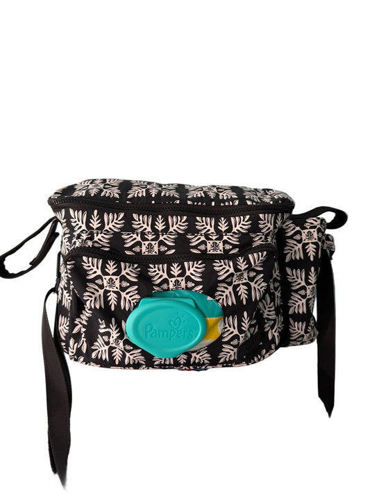 Black Quilt Stroller Caddy