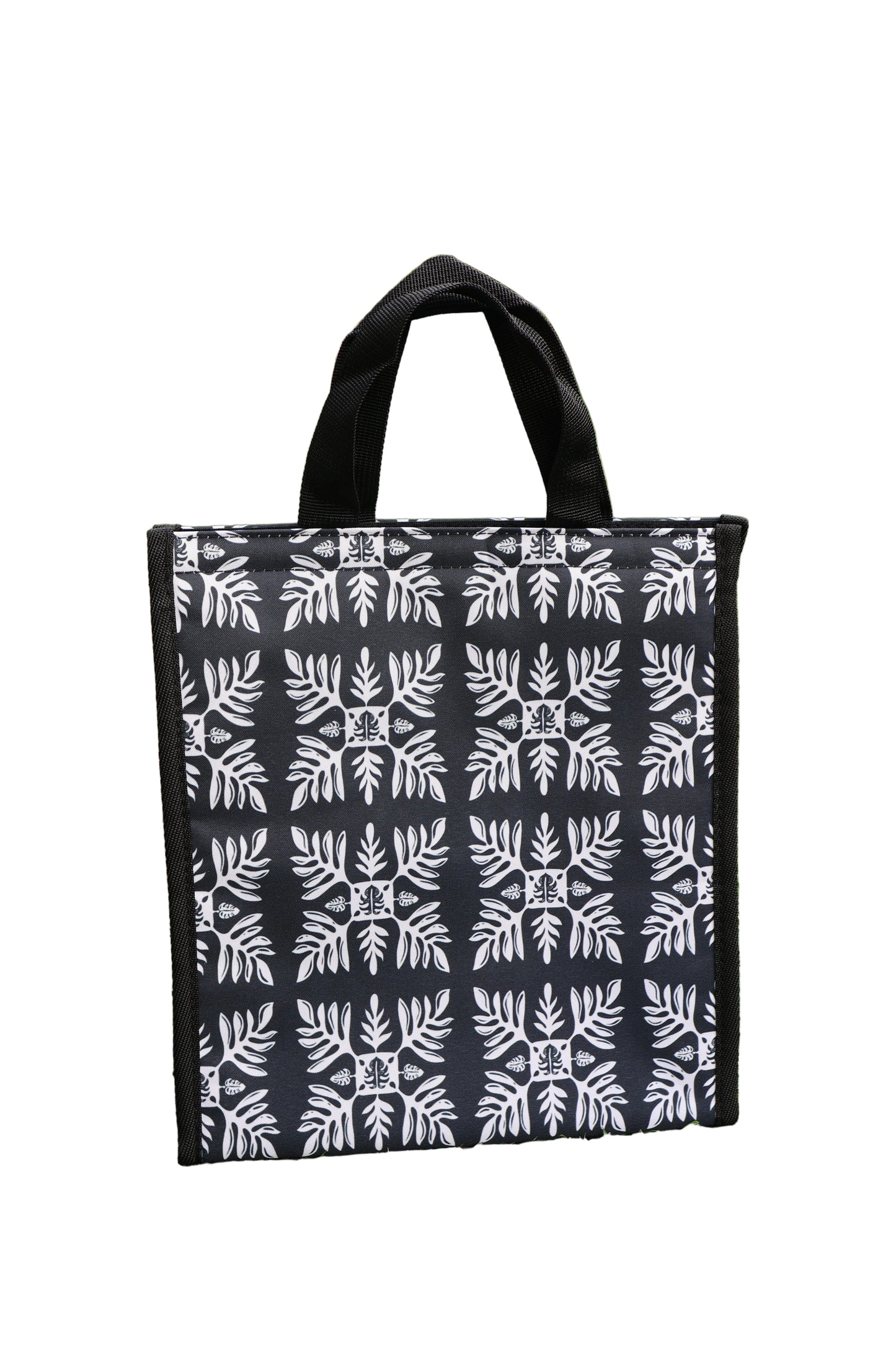 Black Quilt Lunch Bag