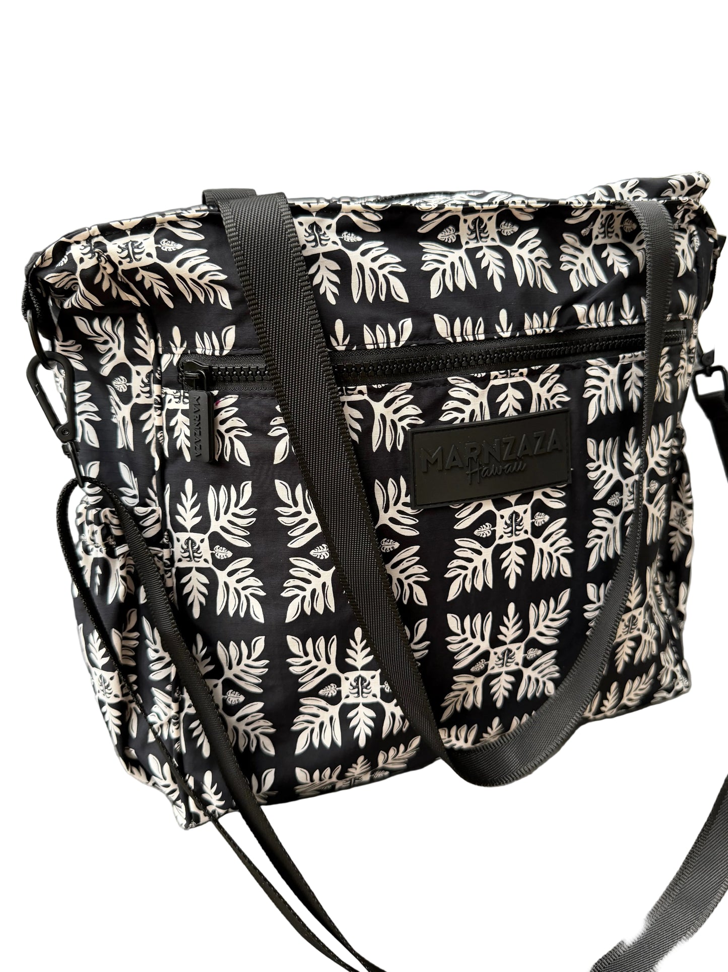 Black Quilt Tote Bag
