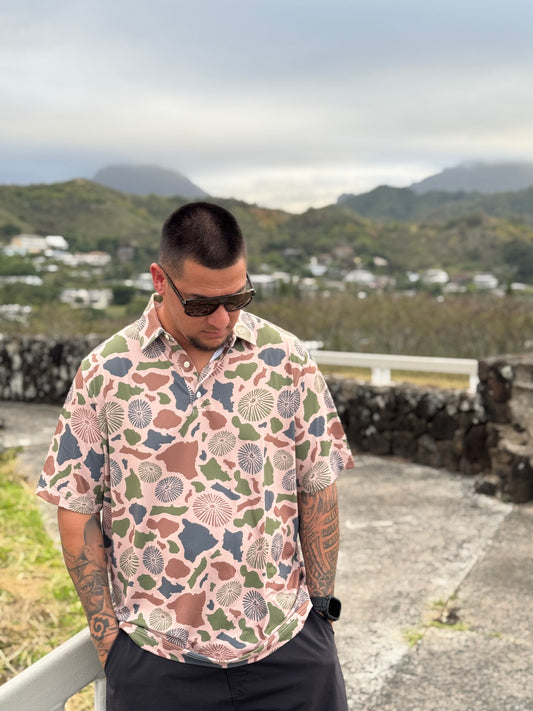 Island Camo Polo