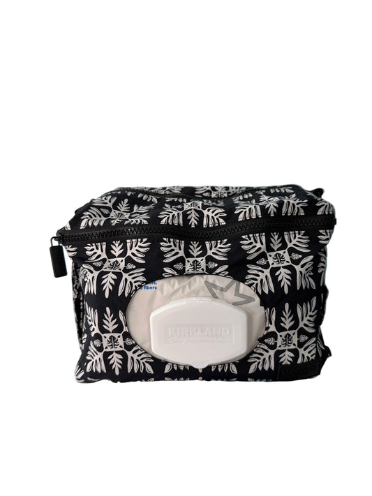 Black Quilt Toiletry Clutch