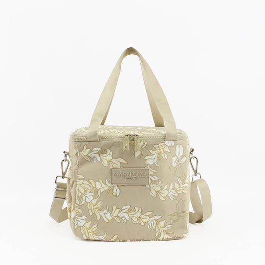 White GinZer Lei Plate Lunch Cooler