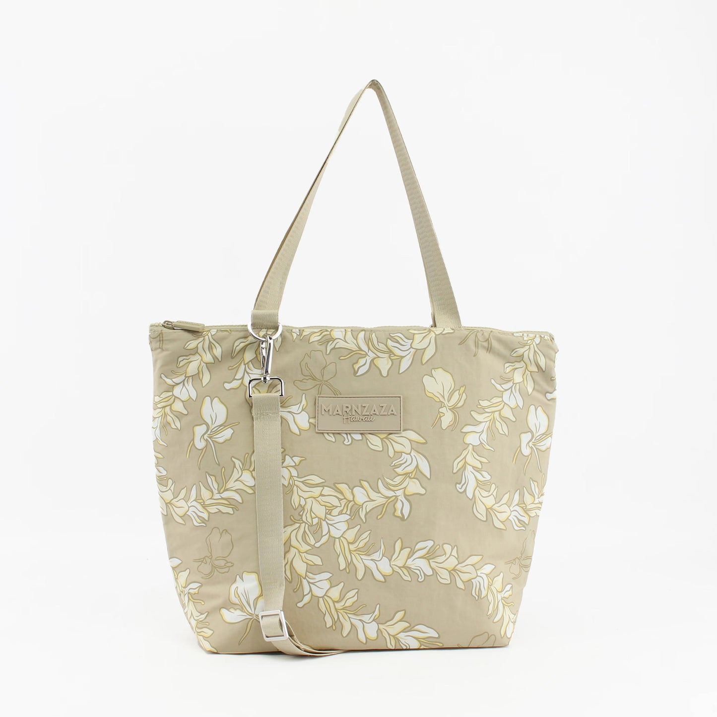 White GinZer Lei Lunch Tote