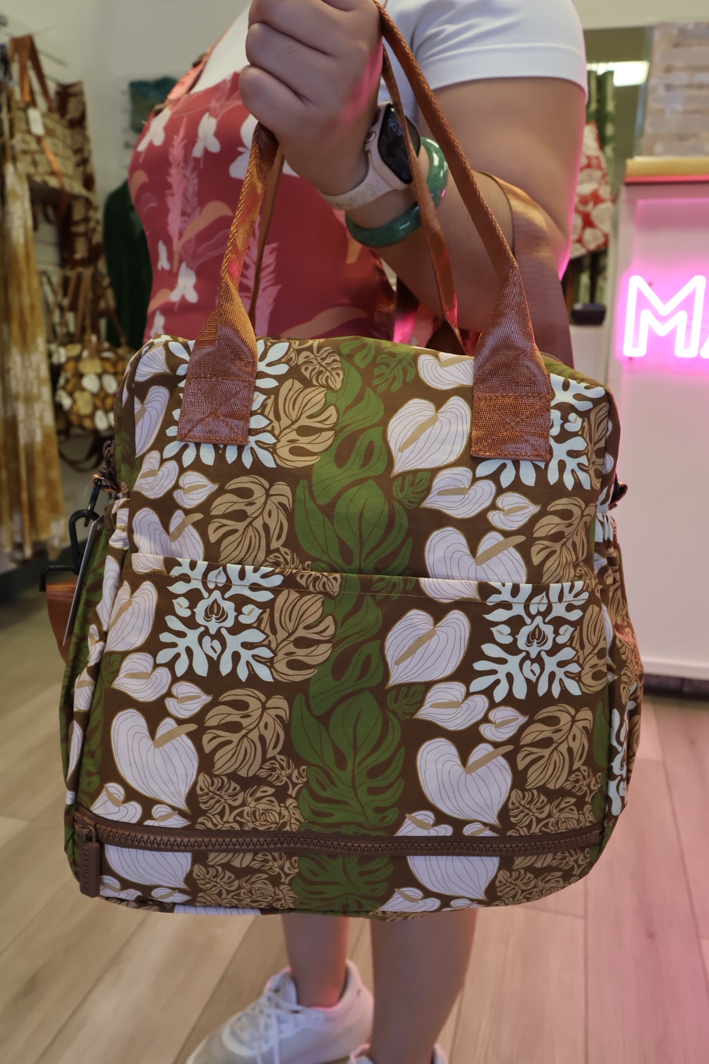Re-Z Kuiki Brown Mini Weekender